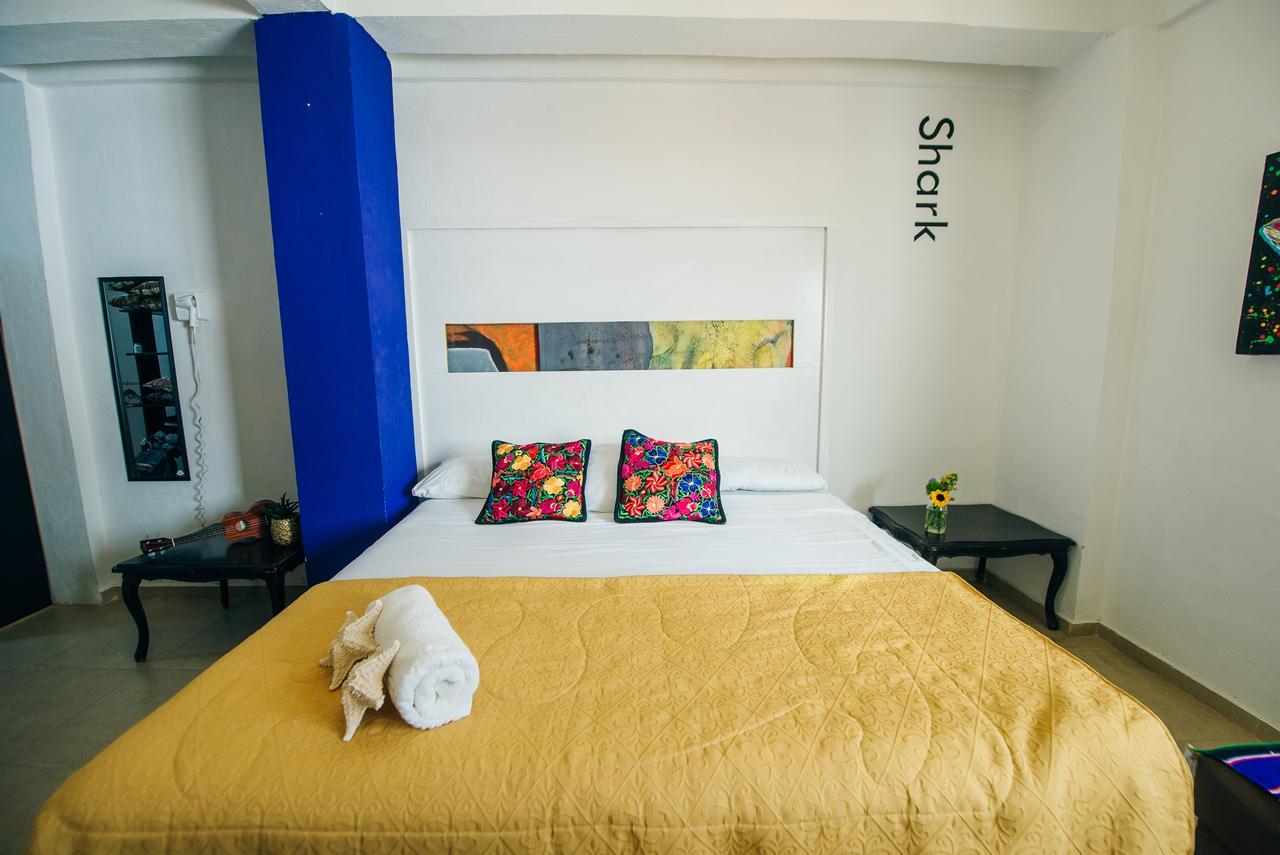 The Mermaid Hostel Beach (Adults Only) Cancún Exterior foto