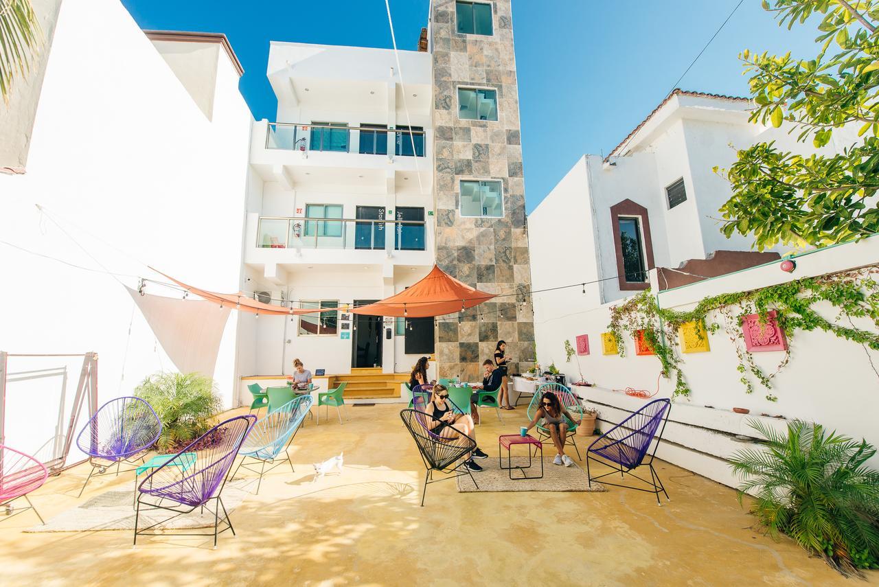 The Mermaid Hostel Beach (Adults Only) Cancún Exterior foto
